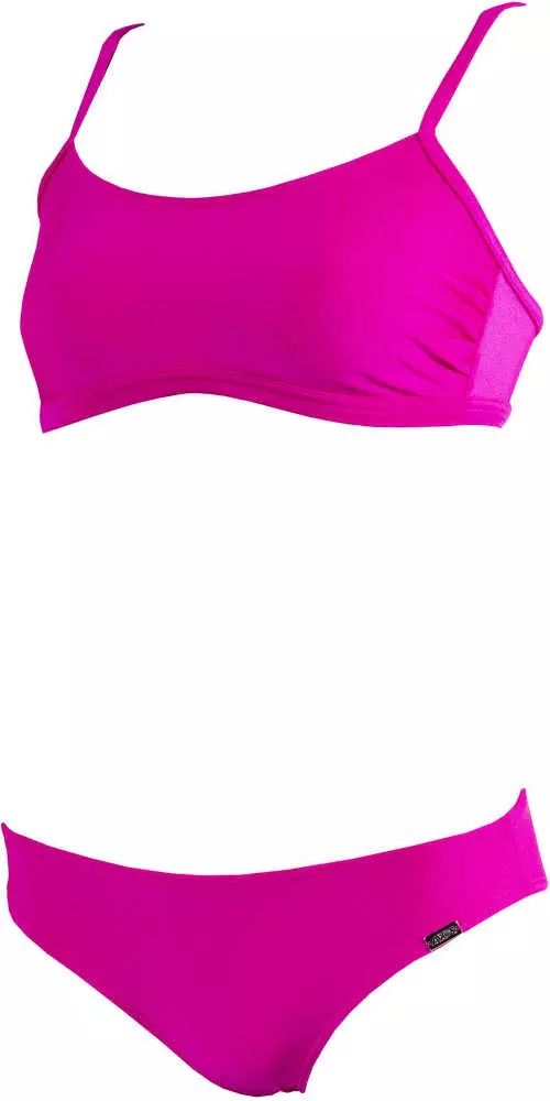 Dvojdielne plavky v ružovej farbe